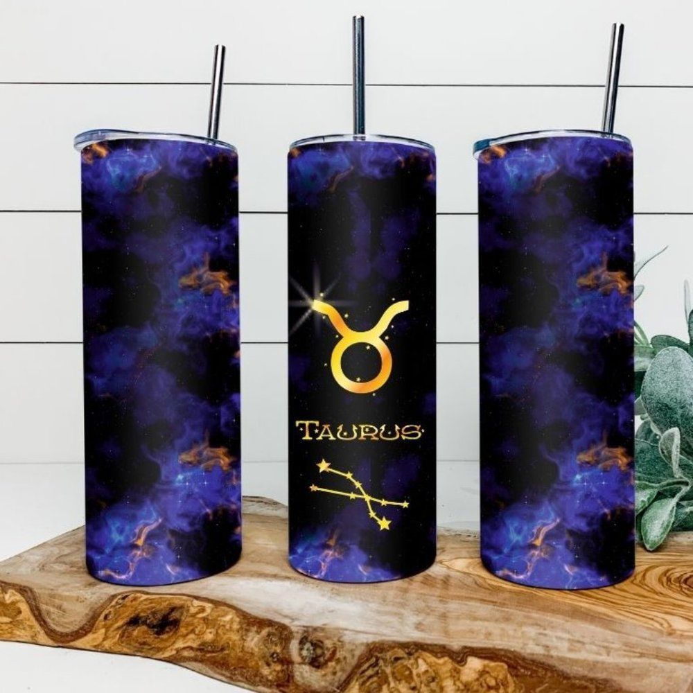 Custom 20oz Tauris zodiac tumbler!